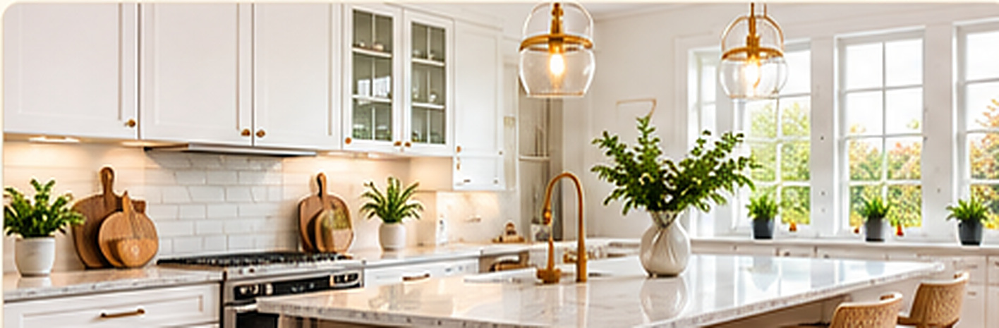 Bright clean kitchen