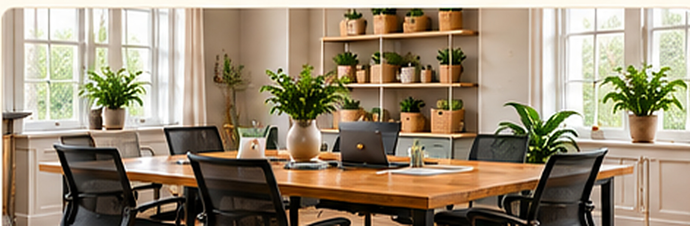Clean organized office